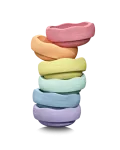 Stapelstein&reg; Original Rainbow Pastel &ndash; 6 balansavimo akmenukų rinkinys
