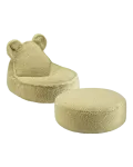 Vaiki&scaron;kas sėdmai&scaron;is Wigiwama Bear Beanbag ir pufas (Matcha)