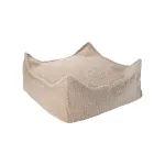 Vaiki&scaron;kas pufas Wigiwama Square Ottoman (Biscuit)