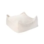 Kvadratinis pufas Wigiwama (Cream White)