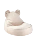 Vaiki&scaron;kas velvetinis sėdmai&scaron;is Wigiwama Bear Beanbag (Dusty Beige)