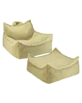 Wigiwama Sėdmai&scaron;io kėdės ir puf'o komplektas (Matcha)