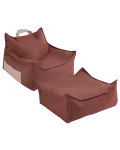 Lauko sėdmai&scaron;io kėdės ir pufas Wigiwama Pomegranate