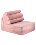 Vaiki&scaron;kas i&scaron;lankstomas fotelis Wigiwama Flipster (Pink Mousse)