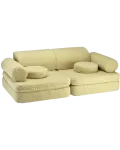 Vaiki&scaron;kas mink&scaron;tasuolis Wigiwama Settee (Matcha)