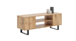 TV spintelė &bdquo;FOCUS&ldquo;, 135 cm, auksinio ąžuolo &bdquo;Craft&ldquo; dekoras