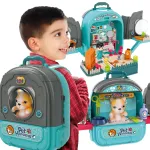 WOOPIE 3 in 1 mažojo veterinaro rinkinys &ndash; namelis kuprinėje su &scaron;uniukais