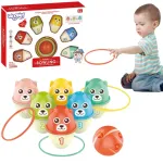 WOOPIE 3 in 1 spalvingas vaiki&scaron;kas boulingas &bdquo;Me&scaron;kiukai&ldquo;