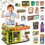 WOOPIE savitarnos kasa &bdquo;Mini Market Express&ldquo; su priedais