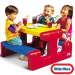 LITTLE TIKES i&scaron;kylų stalas, raudonas, geltonas, mėlynas