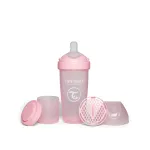 Twistshake buteliukas antikolikinis Pro Double 330ml rožinis 79040