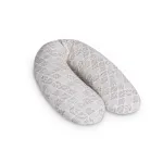 CebaBaby maitinimo pagalvė dżersej multi lapeliai rudi W-880-000-746