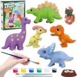 WOOPIE &bdquo;pasidaryk pats&ldquo; rinkinys &ndash; gipso figūrėlių liejimas ir dažymas &bdquo;Dinozaurai&ldquo;