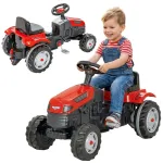 WOOPIE pedalinis traktorius Farmer GoTrac su tyliais ratais