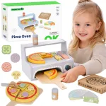 TOOKY TOY picerija &ndash; medinė picos krosnis su priedais