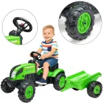 FALK Country Farmer pedalinis traktorius su priekaba, žalias, 2&ndash;5 metų