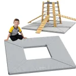 CLASSIC WORLD EDU trapecinis apsauginis gimnastikos čiužinys lauko bok&scaron;teliui