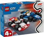 LEGO City 60464 F1 Williams Racing ir Haas F1 bolidai