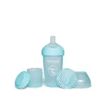 Twistshake buteliukas antikolikinis Pro Double 260ml mėlynas 79025
