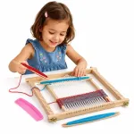 VIGA medinės Montessori audimo staklės