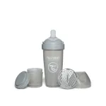 Twistshake buteliukas antikolikinis Pro Double 330ml pilkas 79042