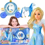 WOOPIE ROYAL ledo princesė Lily ir stebuklinga karieta su priedais