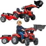 FALK Massey Ferguson 8740S pedalinis traktorius su kau&scaron;u ir priekaba, 3&ndash;7 metų