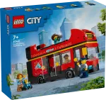 LEGO City 60407 Raudonas dviauk&scaron;tis ekskursijų autobusas