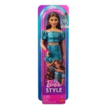 BARBIE FASHIONISTAS lėlė madistė žaliu kostiumėliu (JJN63)