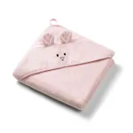 Babyono rank&scaron;luostis su gobtuvu bambukinis 100x100 rožinis 1553/04