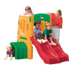 Little Tikes žaidimų aik&scaron;telė &bdquo;Monkey Grove&ldquo; su dviguba čiuožykla