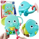 WOOPIE BABY sensorinis kramtukas &bdquo;Dramblys&ldquo; 4 in 1, Montessori