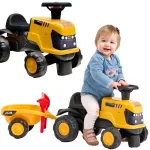 FALK JCB Fastrac paspiriamas traktorius su priekaba, kastuvėliu ir grėbliuku, 1&ndash;3 metų