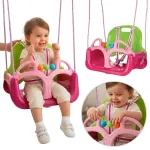 WOOPIE sūpynės &bdquo;3 in 1&ldquo;, rožinės