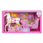 BARBIE NUTCRACKER LAND OF SWEETS žirgo ir rogių rinkinys - Spragtuko kolekcija (JNH63)