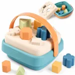 SMOBY Little Green formų rū&scaron;iuoklis bioplastiko krep&scaron;elyje