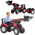 FALK Valtra S4 pedalinis traktorius su kau&scaron;u ir priekaba, 3&ndash;7 metų