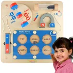 MASTERKIDZ magnetinės traukos pažinimas &ndash; FLEX Montessori sieninė lenta