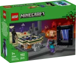 LEGO Minecraft 21584 Kelionė pro Pragaro ir Pabaigos portalus