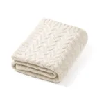 Babyono pledas merino vilnos &scaron;viesiai Baltas 1648/03