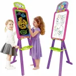 WOOPIE 3 in 1 magnetinė nuvalomoji lenta su pie&scaron;imu &scaron;viesa