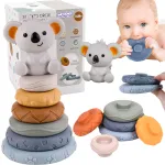 WOOPIE BABY lavinamoji piramidė-kramtukas &bdquo;Koala&ldquo; 2 in 1