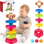 WOOPIE BABY spiralinė kamuoliukų trasa + 3 kamuoliukai, 6 segmentai
