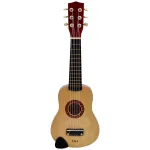 Viga medinė vaiki&scaron;ka gitara, natūrali, 21 colio, 6 stygos