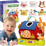 WOOPIE BABY interaktyvus ūkio namelis &ndash; rū&scaron;iuoklis, pianinas + 7 pliu&scaron;iniai gyvūnėliai