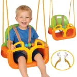 WOOPIE sūpynės &bdquo;3 in 1&ldquo;, oranžinės