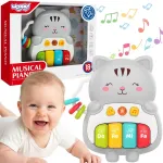 WOOPIE interaktyvus pianinas &bdquo;Kačiukas&ldquo; su garsais ir &scaron;viesa, nuo 18 mėn.