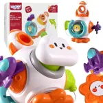 WOOPIE BABY kosminis lavinamasis kubas &bdquo;Raketa&ldquo; 6 in 1, Montessori, nuo 18 mėn.