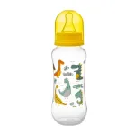 Akuku standartinis buteliukas 250ml nuo 0mėn geltonas A0005