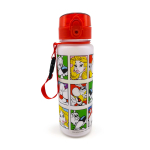 Asterix portretų 600 ml nedūžtantis gertuvės butelis su atlenkiamu dangteliu